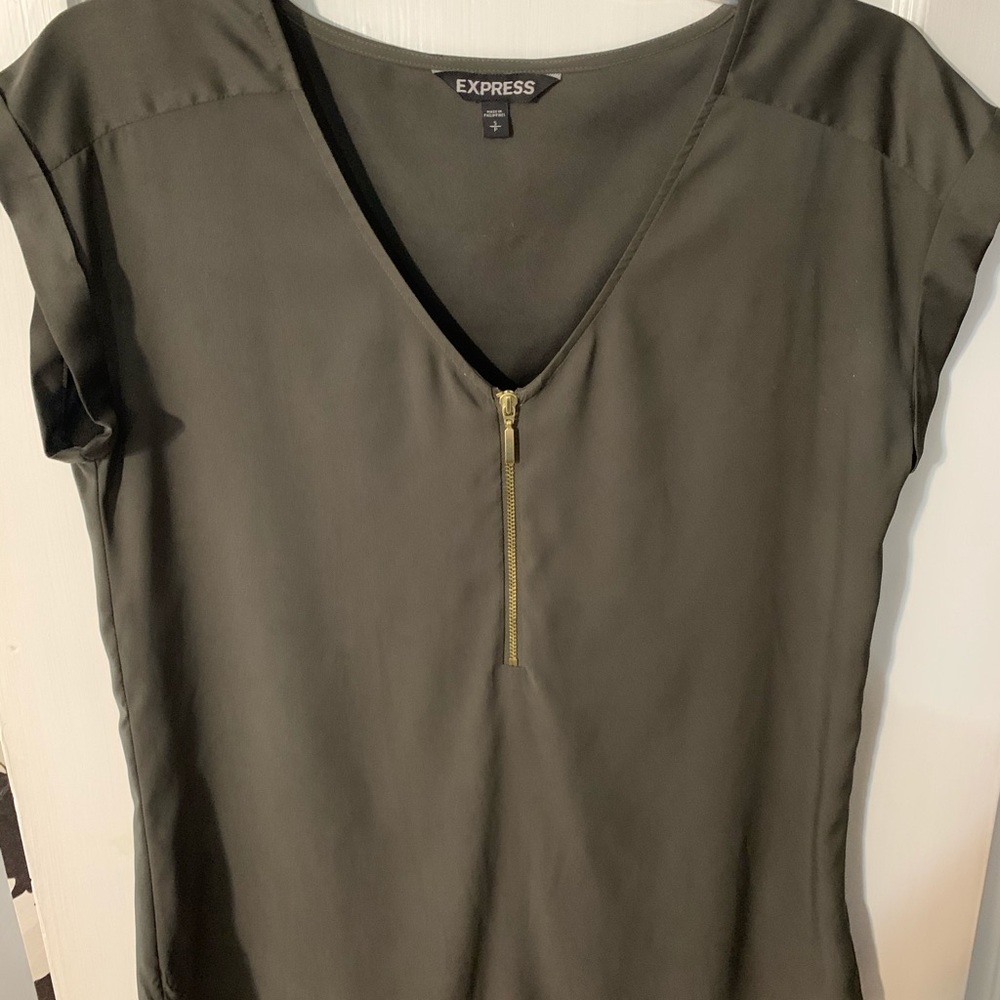 Express Zipper Blouse